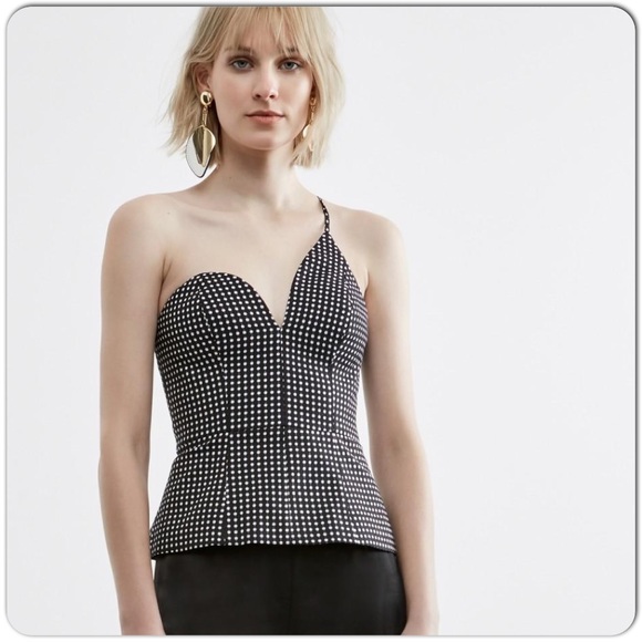 No Competition Black/White Dot Top - Picture 2 of 3